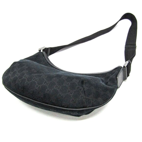 GUCCI Black Leather Shoulder Bag - Picture 2 of 12